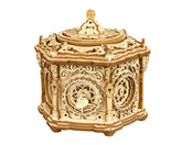 Robotime Rokr Music Box 3D Wooden Puzzle Game Assembly Model Building Kits Toys for Gifts